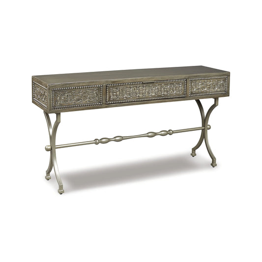 Casual Quinnland Sofa/Console Table, Antique Black